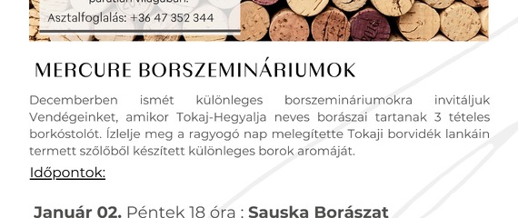 Mercure Borszeminárium Mercure Borszeminárium