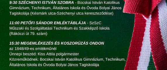 Ünnepi megemlékezés | Szerencs Ünnepi megemlékezés | Szerencs