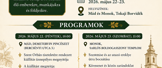 Tokaji Szent Orbán Zarándoklat Tokaji Szent Orbán Zarándoklat
