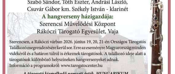 A MAGYAR LÉLEK HANGJA - TÁROGATÓS TALÁLKOZÓ | Szerencs A MAGYAR LÉLEK HANGJA - TÁROGATÓS TALÁLKOZÓ | Szerencs